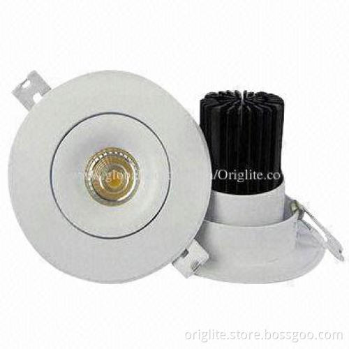 LED Downlight, 15W Lifud Power, Sharp Chip, COB, 3-year Warranty, Anti-glare, Multi-mirror Reflector